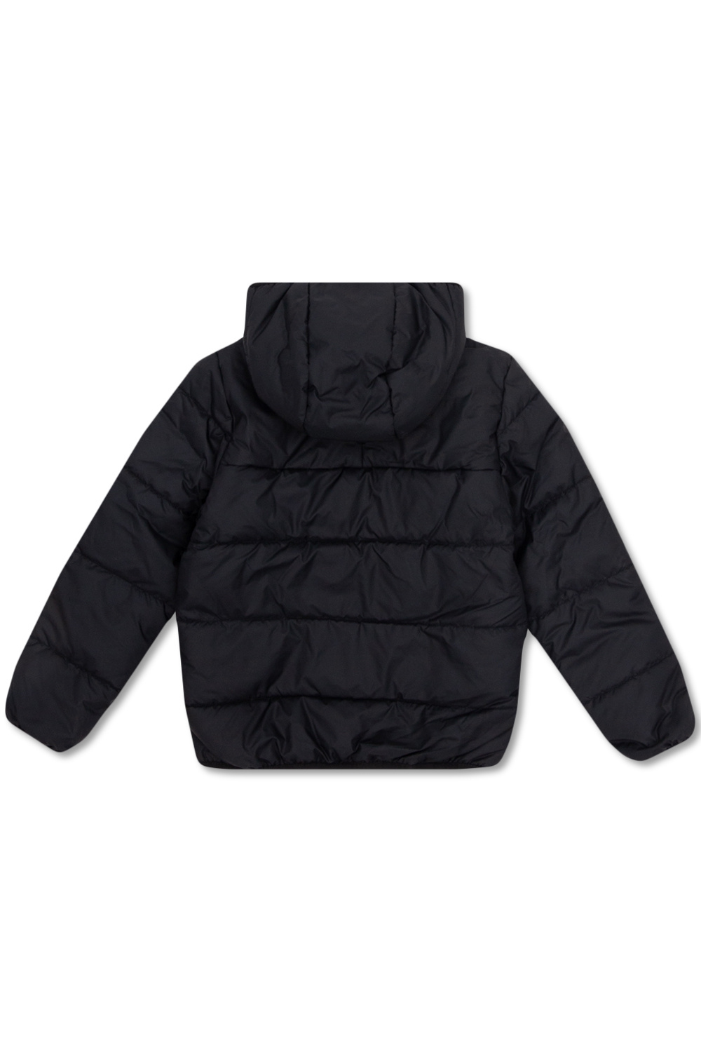 IetpShops Morocco Black Down jacket with logo ADIDAS Kids